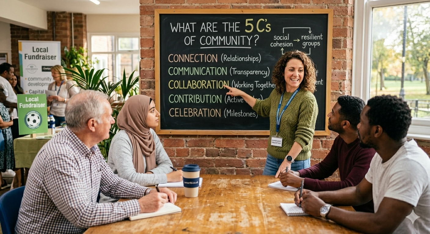 What are the 5 C's of Community?