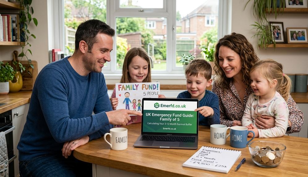 How much emergency fund for family of 5?