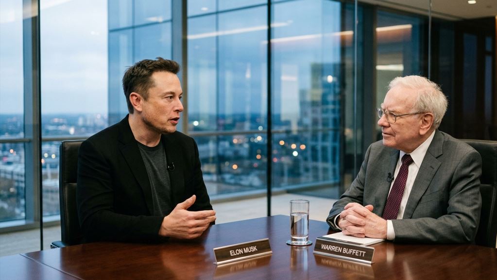 What did Elon Musk say about Warren Buffett?